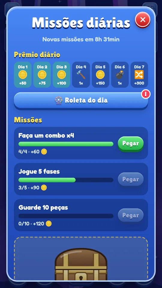 Tela do Grid Rush